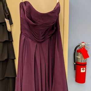 Short size 10 purple bridesmaid dress
